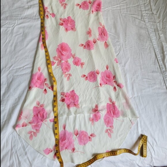 Fairweather Midi dress SMALL floral cowl neck long short with lining - Picture 8 of 12